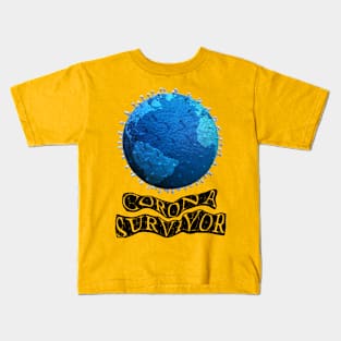 Survivor Covid 19 Kids T-Shirt